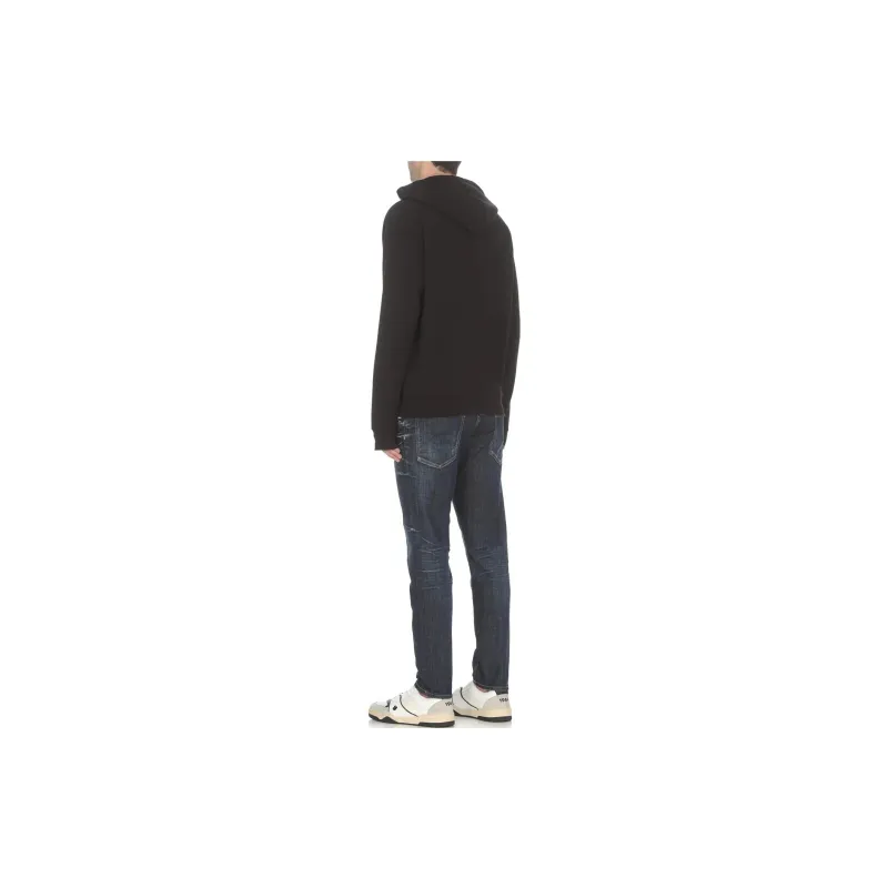 DSQUARED 2 Icon Printed Zip Up Drawstring Hoodie-2