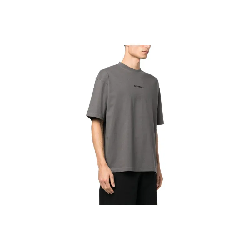 Balenciaga FW22 T Shirt Regular Fit Men's Gray-3