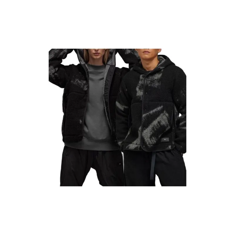 Y 3 Velvet Jackets Unisex Black-5