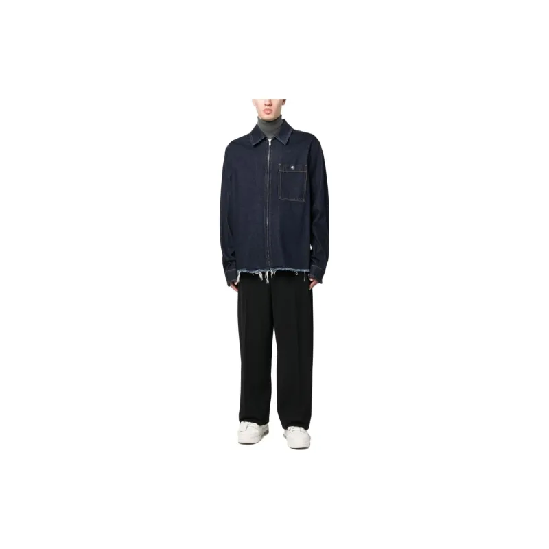 Lanvin Zipped Denim Shirt-1