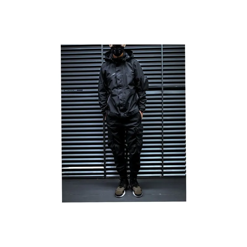ENSHADOWER Windbreaker Jacket Unisex Black-4
