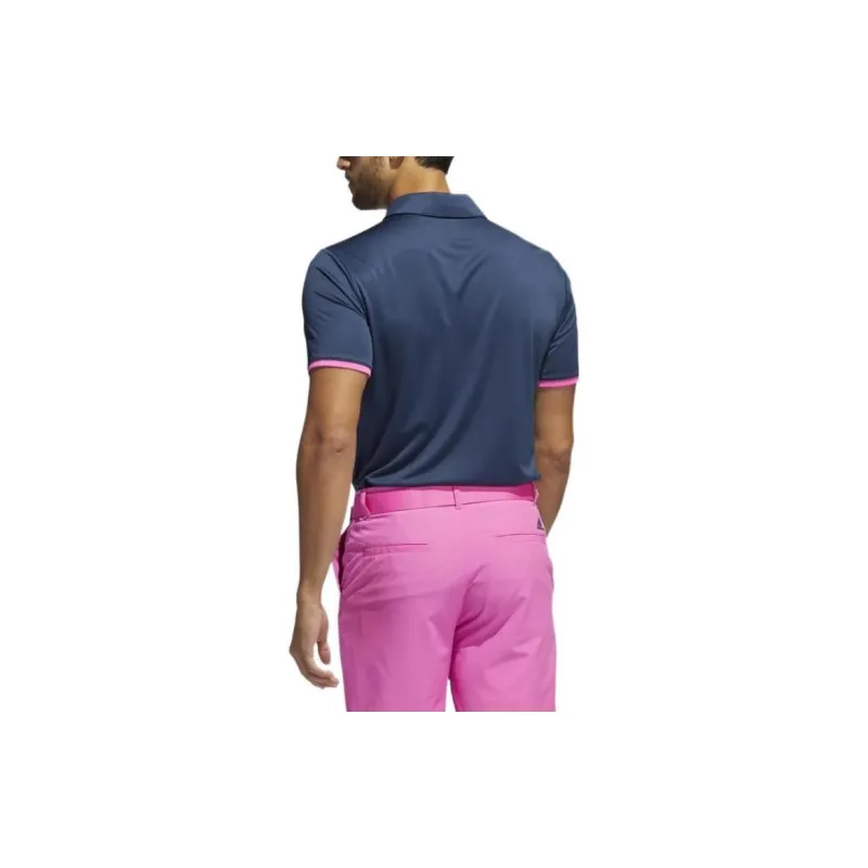 Adidas Polo Shirts Men Dark Blue-2