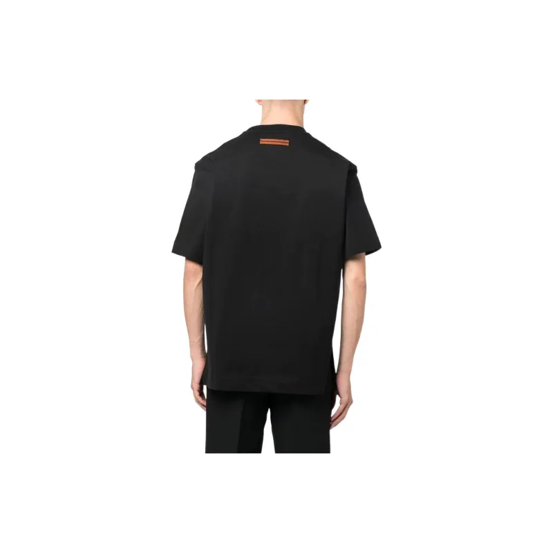Ermenegildo Zegna T Shirts Men Black-3