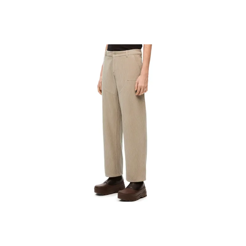 LOEWE Corduroy Workwear Trousers-3
