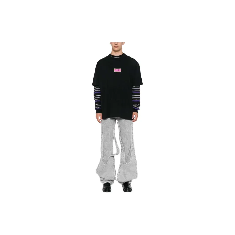 MM6 Maison Margiela Numbers motif T shirt-1