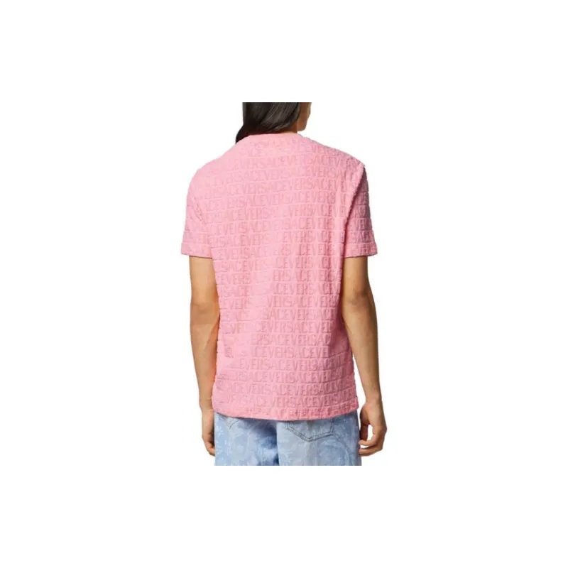 VERSACE T-Shirts Men Pink-3
