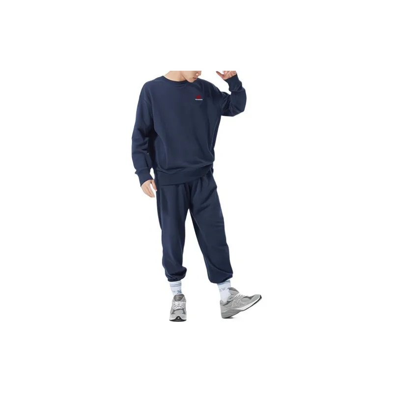 New Balance Knitted Sports Pants Unisex Blue-4