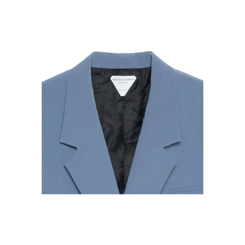Bottega Veneta Business Suits Coats Men's Blue-6