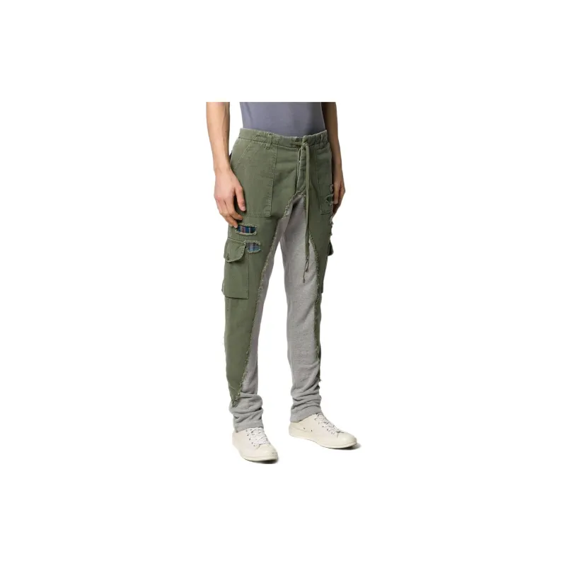 GREG LAUREN Jeans Men Army Green-1