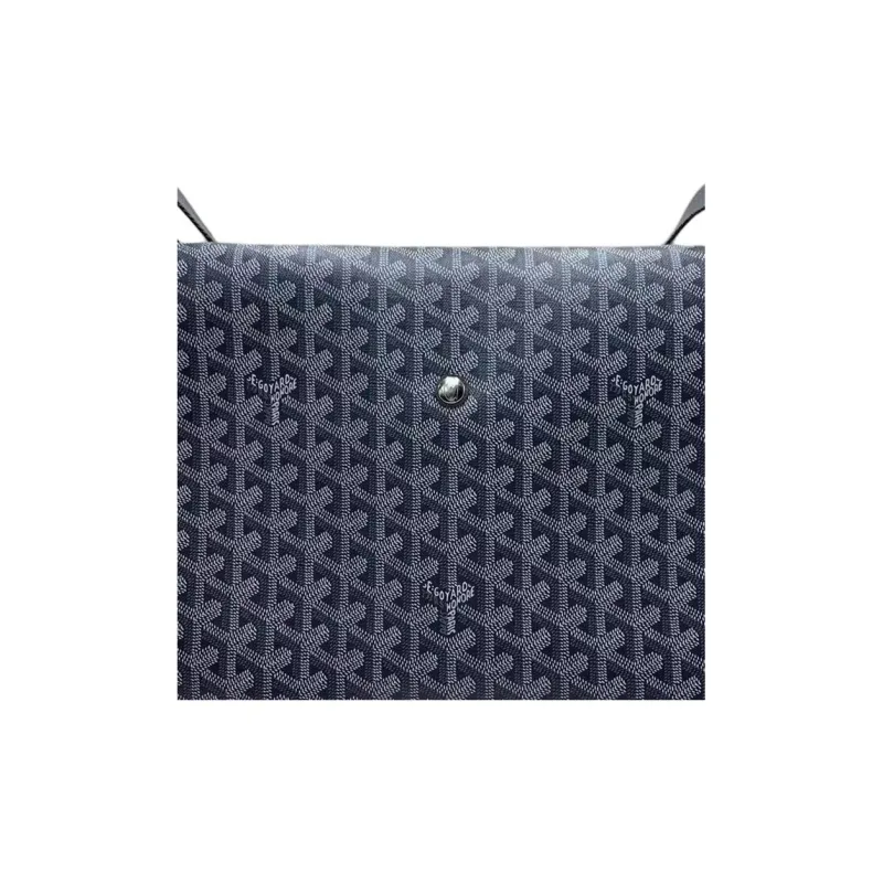 GOYARD Canvas With Calfskin Shoulder Bag, Crossbody Bag Men's Gray-2