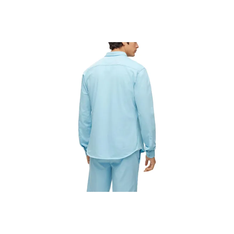 HUGO BOSS Long Sleeved Shirt Men's Light Blue-3