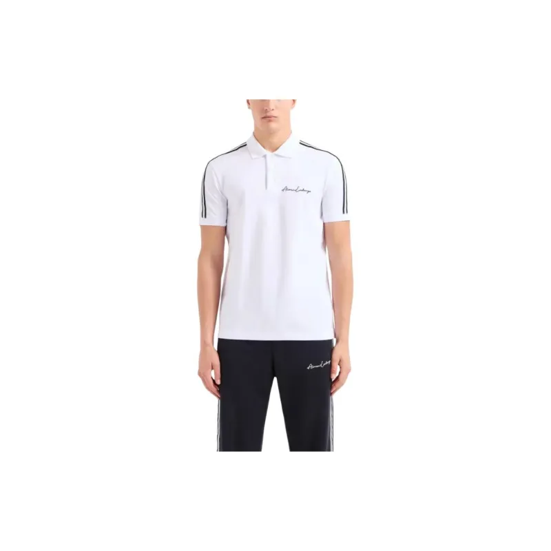 ARMANI EXCHANGE Logo embroidered Polo Shirt-9