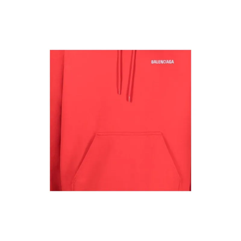 Balenciaga Back Logo Regular Fit Hoodie-5