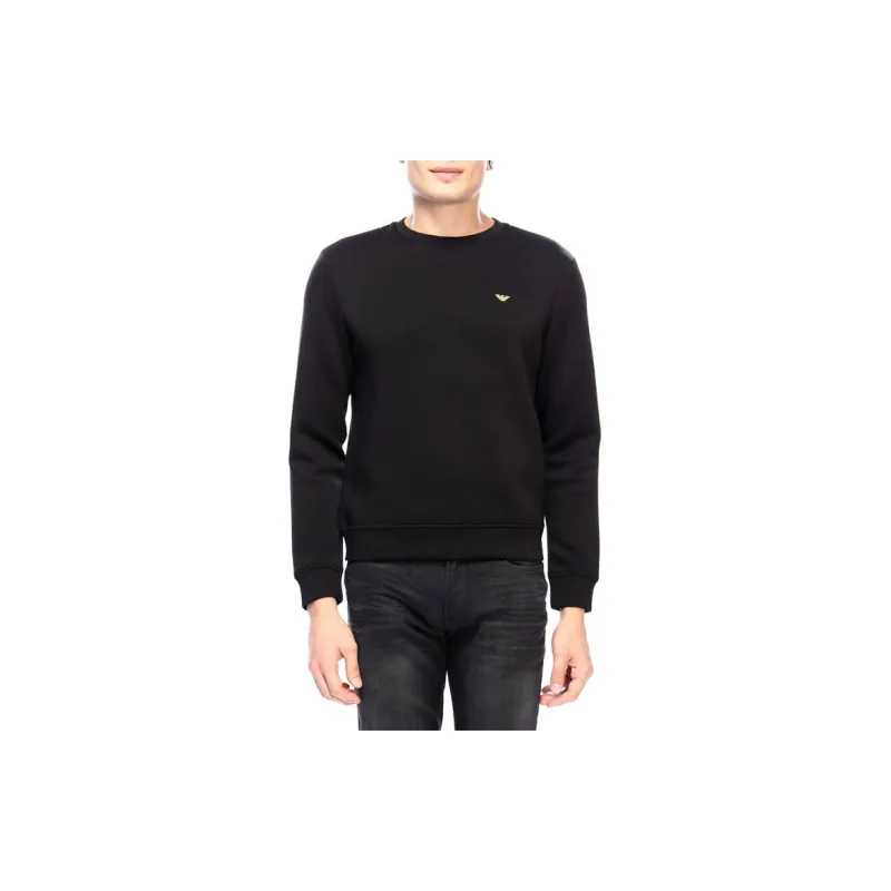 EMPORIO ARMANI Sweatshirts Men Black-3
