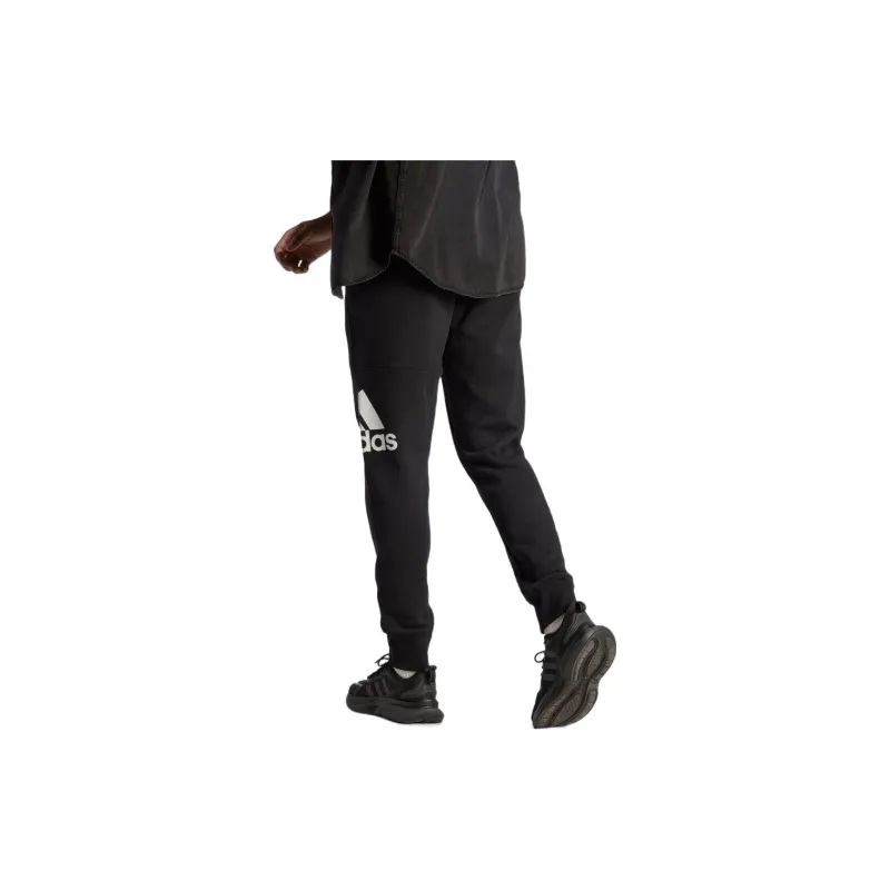 Adidas Essentials French Terry Tapered Cuff Logo Pants-2