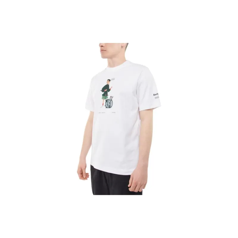 Brompton X BARBOUR T-Shirts Men White-3