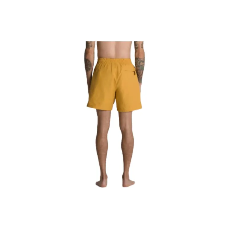 Vans Casual Shorts Men Yellow Brown-4