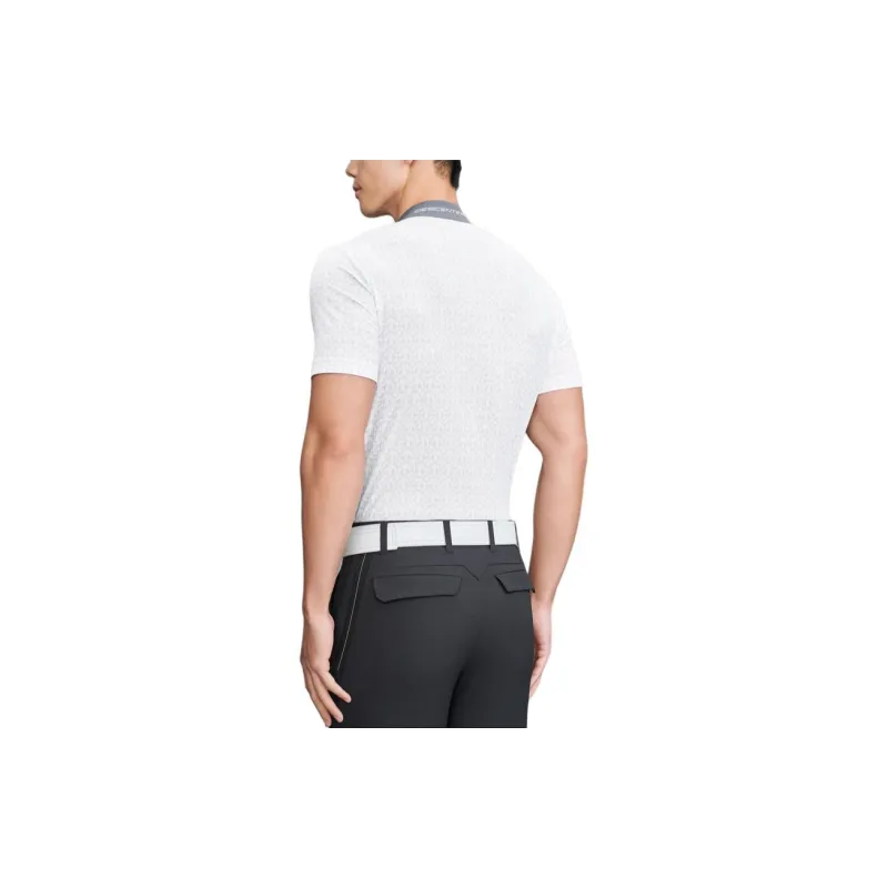 DESCENTE Pro Collection Polo Shirts Men White-4