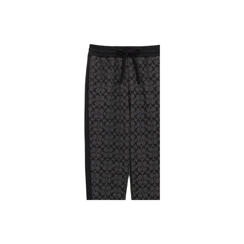 COACH SS24 Casual Pants Men's Charcoal Gray-1