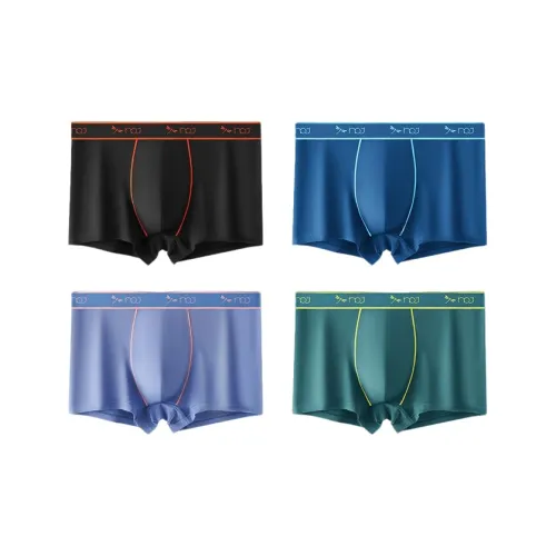 RED DRAGONFLY Cotton Panties Men's 4 Pack Gift Box Set