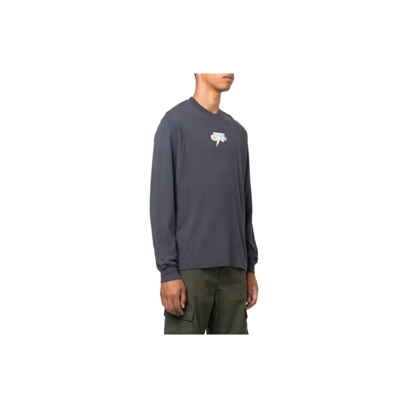 OFF WHITE Degradé Thund Skate L/S Tee-3