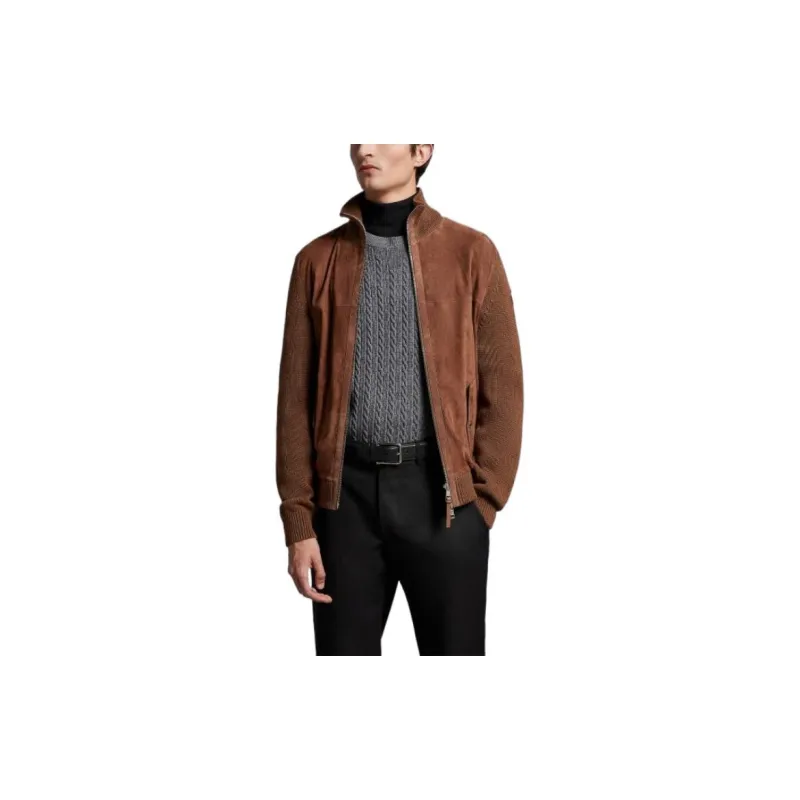 Moncler Jackets Men Brown-1