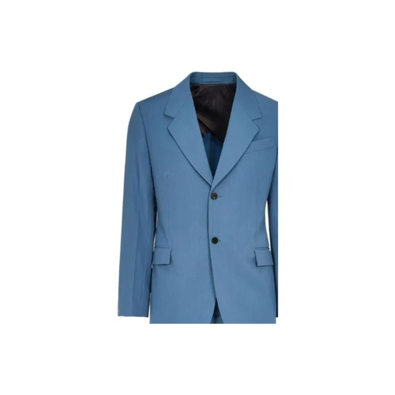 Ferragamo Business Suits Men Set Pink Blue-4
