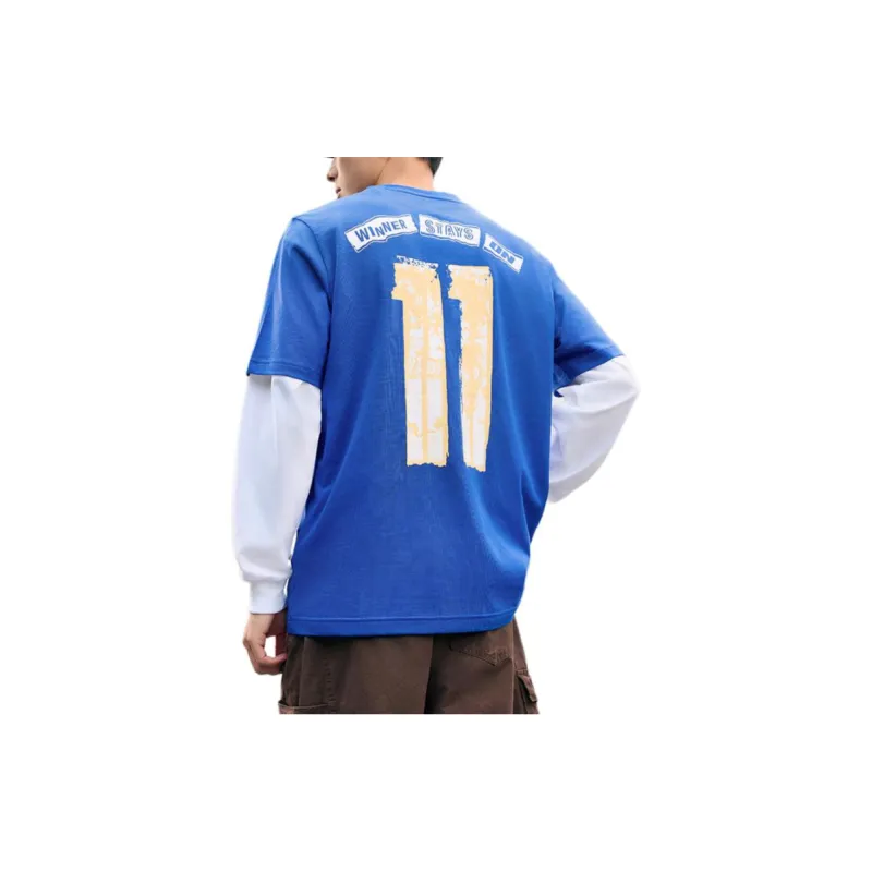 Adidas T Shirt Men's Semi Fluorescent Blue-6