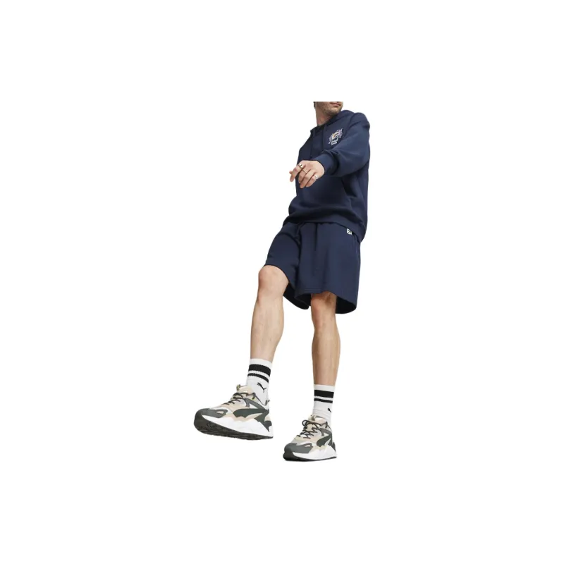 PUMA DOWNTOWN Casual Shorts Men's Blue-4