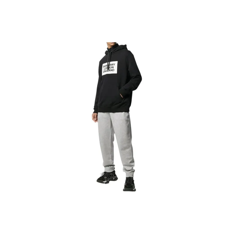 Burberry Knitted Sports Pants Men's Gray-3