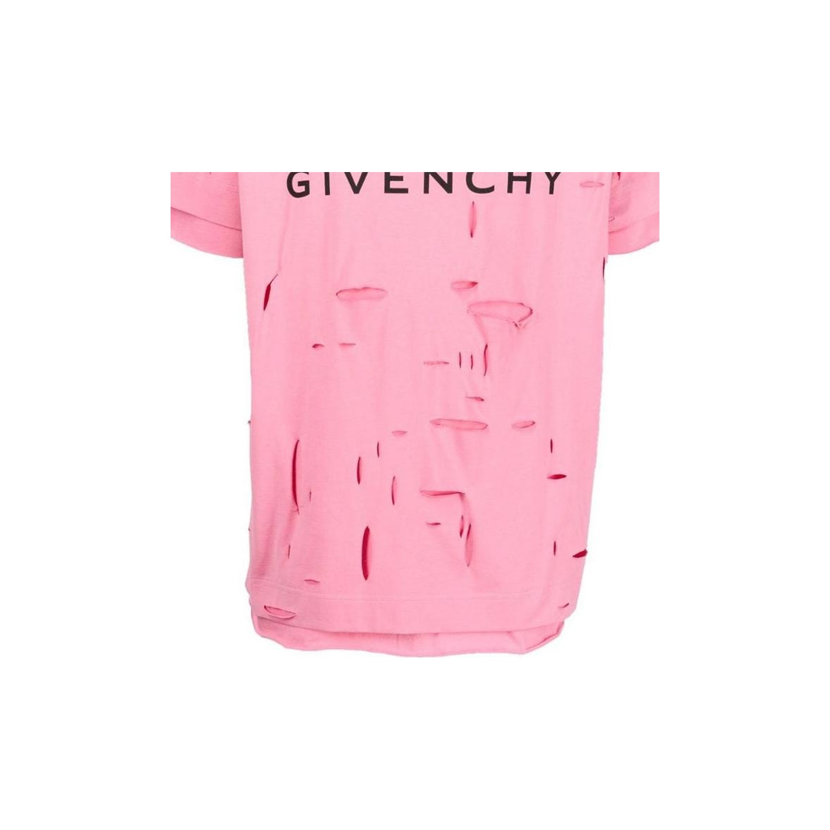 Tシャツ・カットソー GIVENCHY Men T-shirt Pink BM716B3YMG 657 Givenchy Logo-print Cotton T-shirt Pink Givenchy