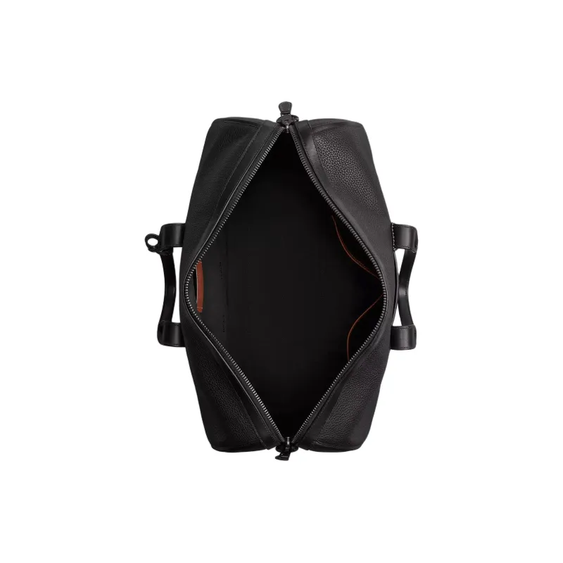 COACH Gotham Eggstone Grain Leather Portable One Shoulder Travel Bag Large Size Men's Black-3