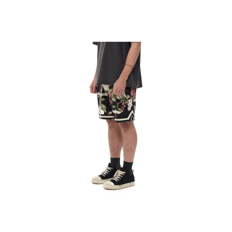 JUNGLE GURL Casual Shorts Unisex Black-3