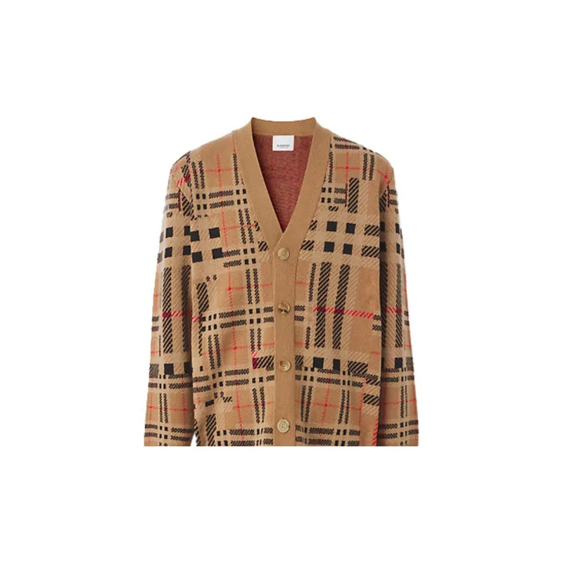 Burberry Cashmere Sweaters Men Archive Beige-4