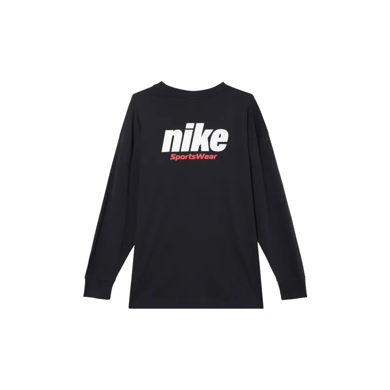 Nike Sportswear Essentials Series Sweatshirt Women's Gray Black-1