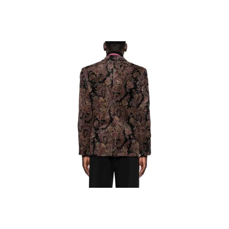 ETRO Floral Printed Double Breasted Blazer-3