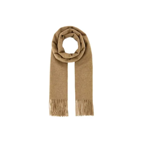 LOEWE Cashmere Knit Scarves Women's Brown