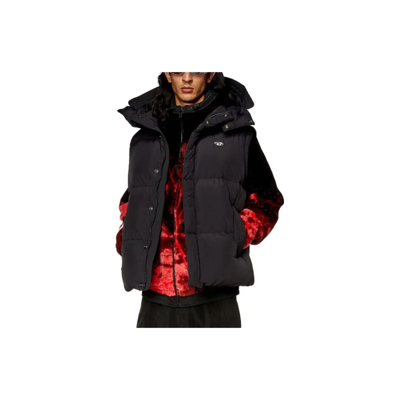 DIESEL Vests Men Black-3