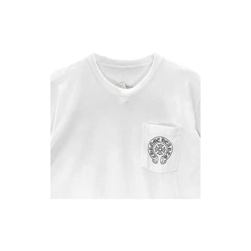 Chrome Hearts Horse Shoe Logo Pocket T Shirt-5