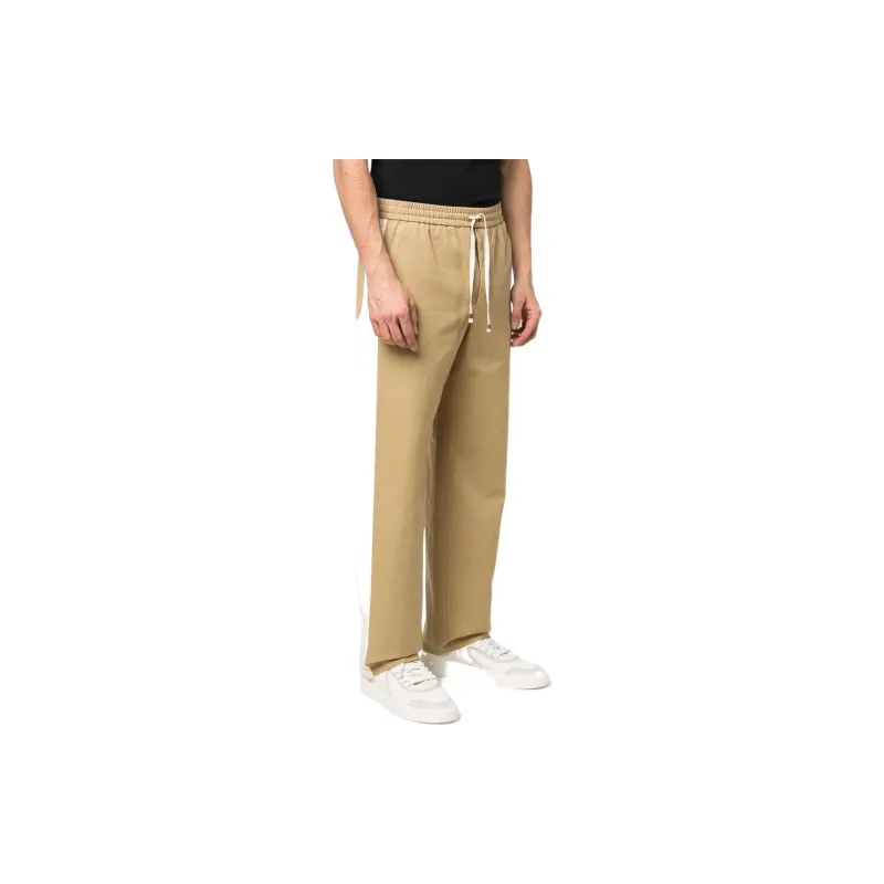 GUCCI Logo print Straight leg Trousers-2