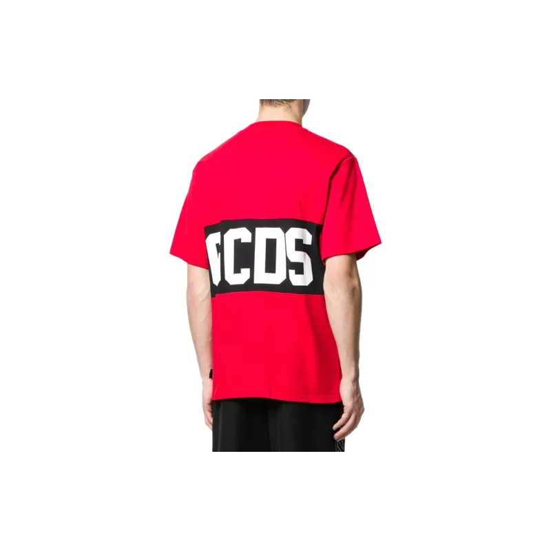 GCDS Band Logo Print T-Shirt-3