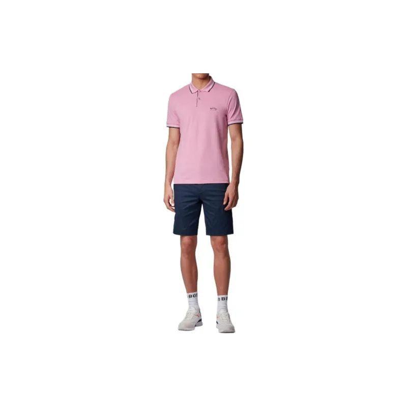 HUGO BOSS Polo Shirt Men's Pink-1