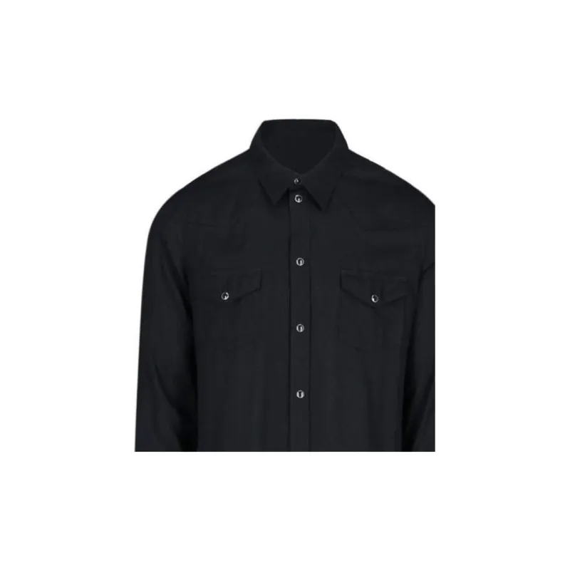 CELINE Shirts Men Black-4