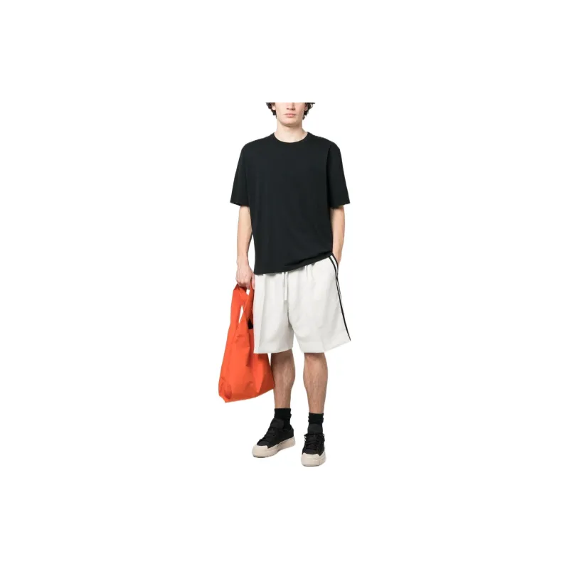 Y 3 Casual Shorts Unisex Light Gray-3