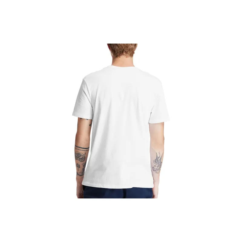 Timberland T-Shirts Men White-3