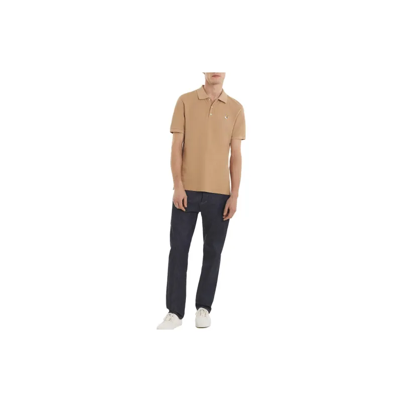 Maison Kitsune Polo Shirts Unisex Yellow-3
