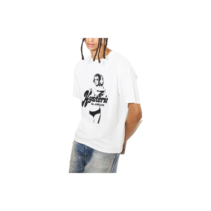 HYSTERIC GLAMOUR T-Shirts Men White-2