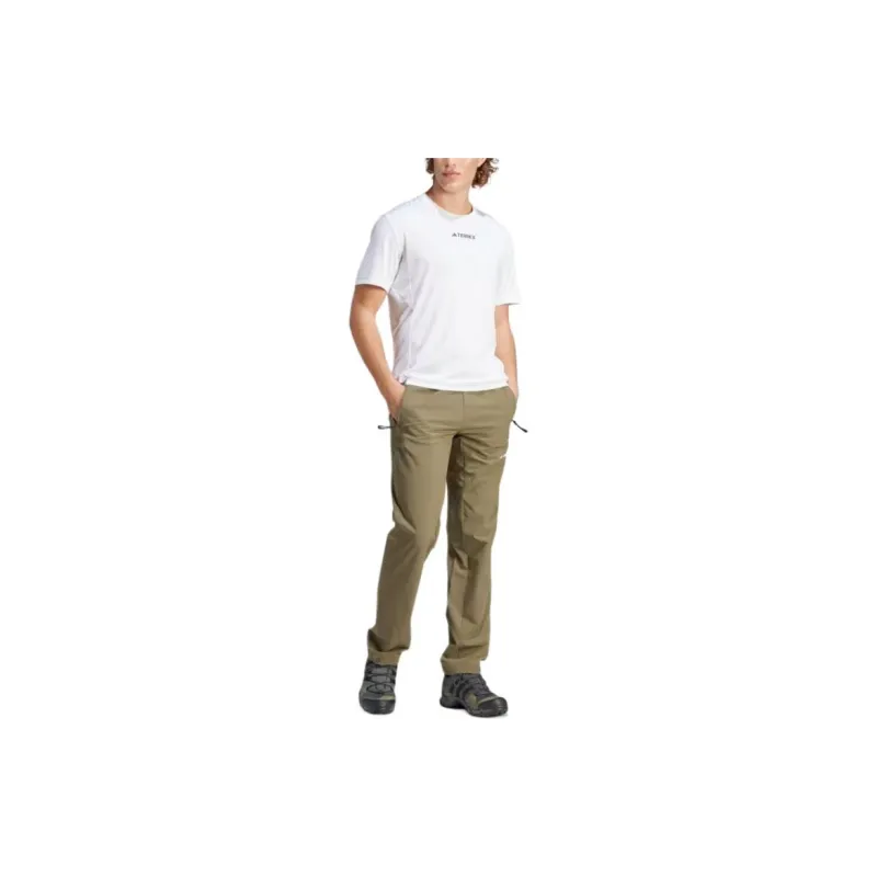 Adidas TerrexOther Terrex Liteflex Hiking Pants Knitted Sports Pants Unisex Olive Layer-4