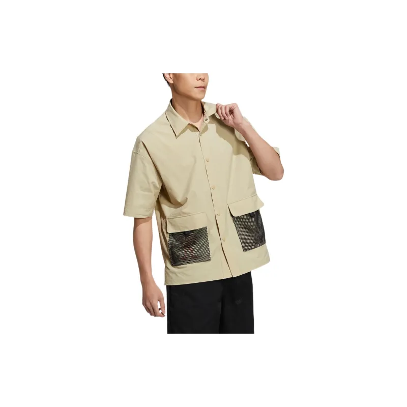 Adidas Originals Shirts Men Beige-1