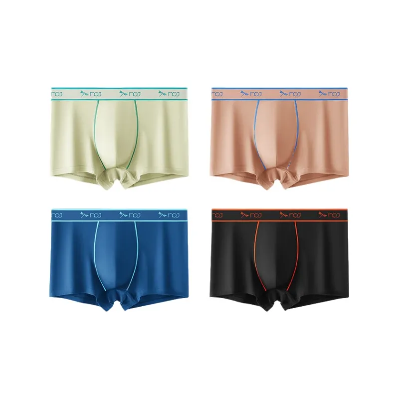 RED DRAGONFLY Cotton Panties Men's 4 Pack Gift Box Set-12